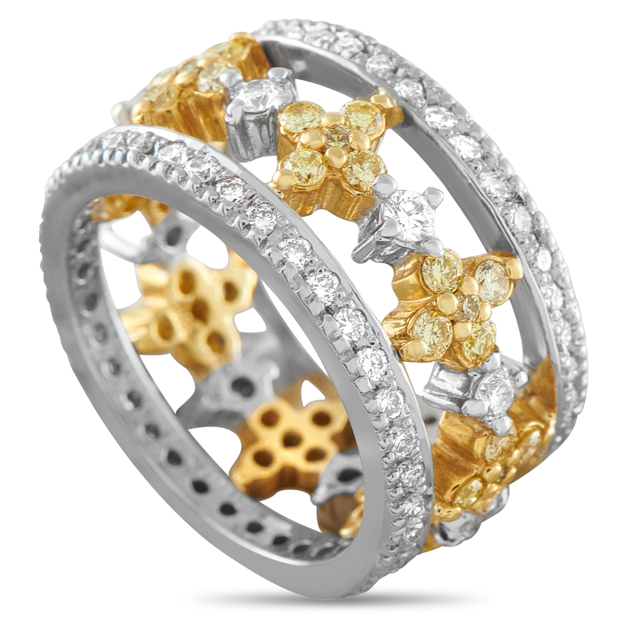 18K White Gold 1.75ct Diamond Ring