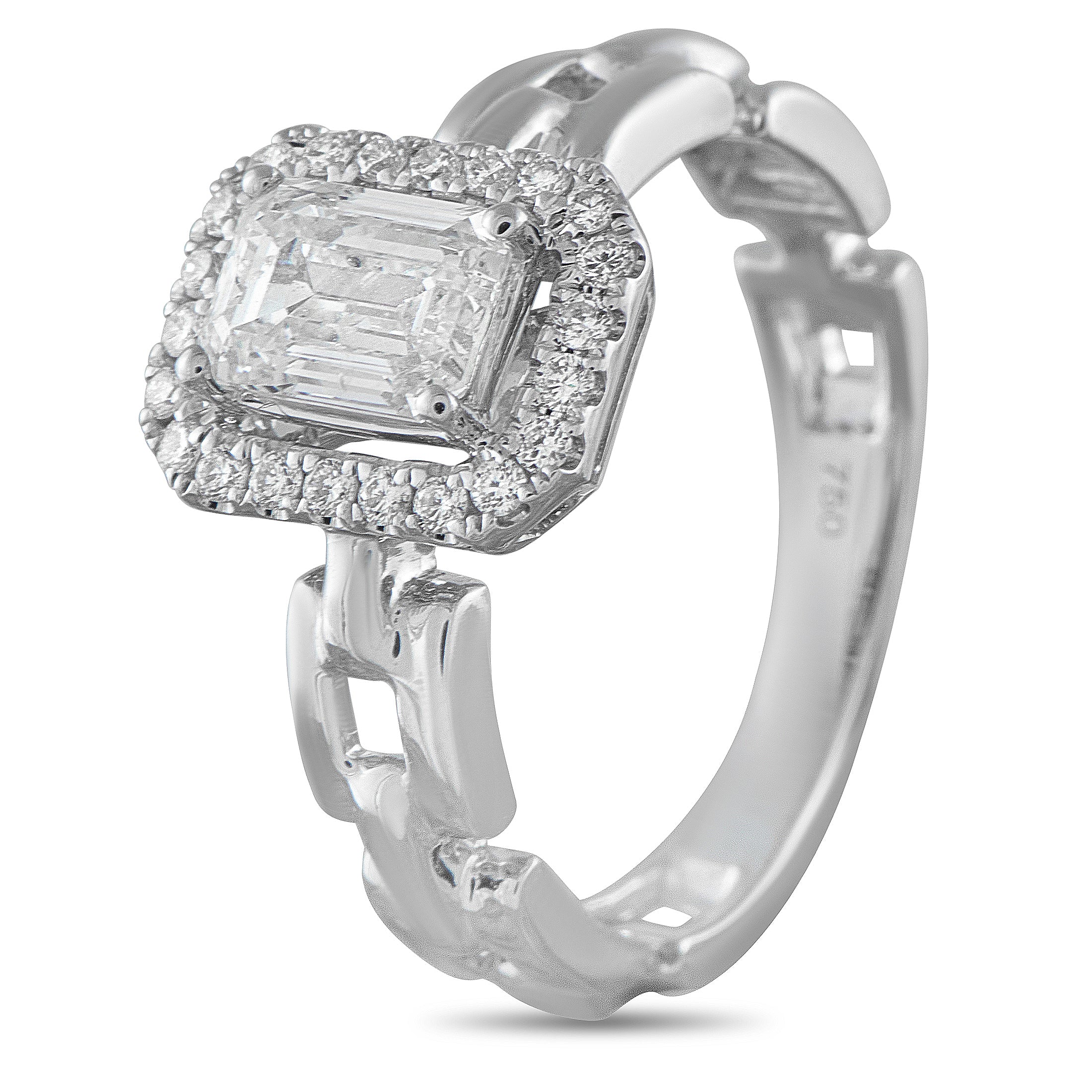 18K White Gold 1.25ct Diamond Ring