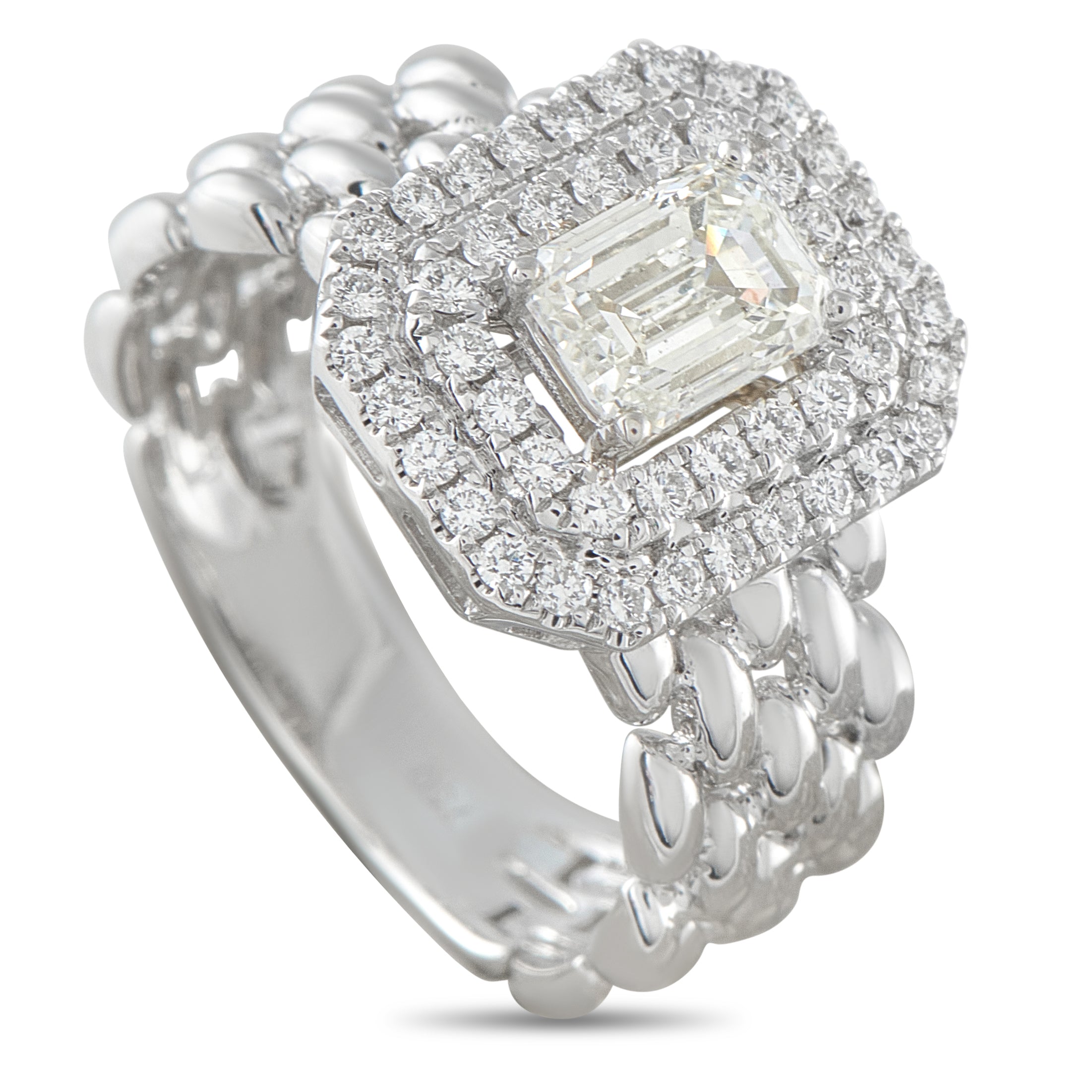 18K White Gold 1.30ct Diamond Ring