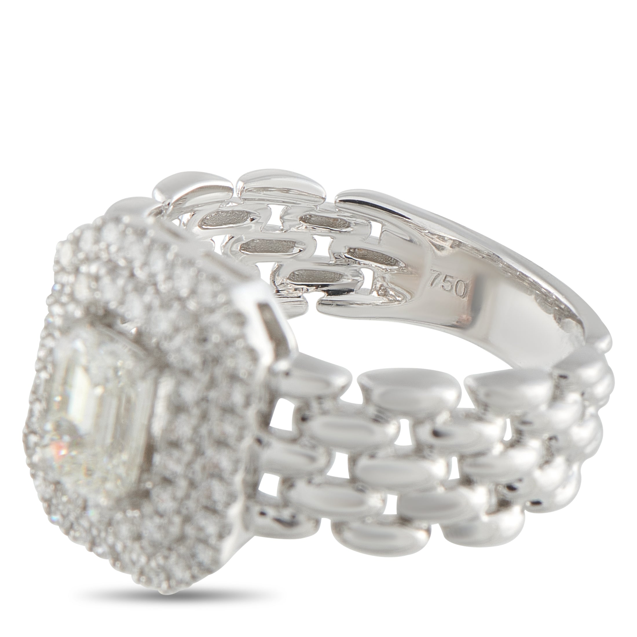 18K White Gold 1.30ct Diamond Ring