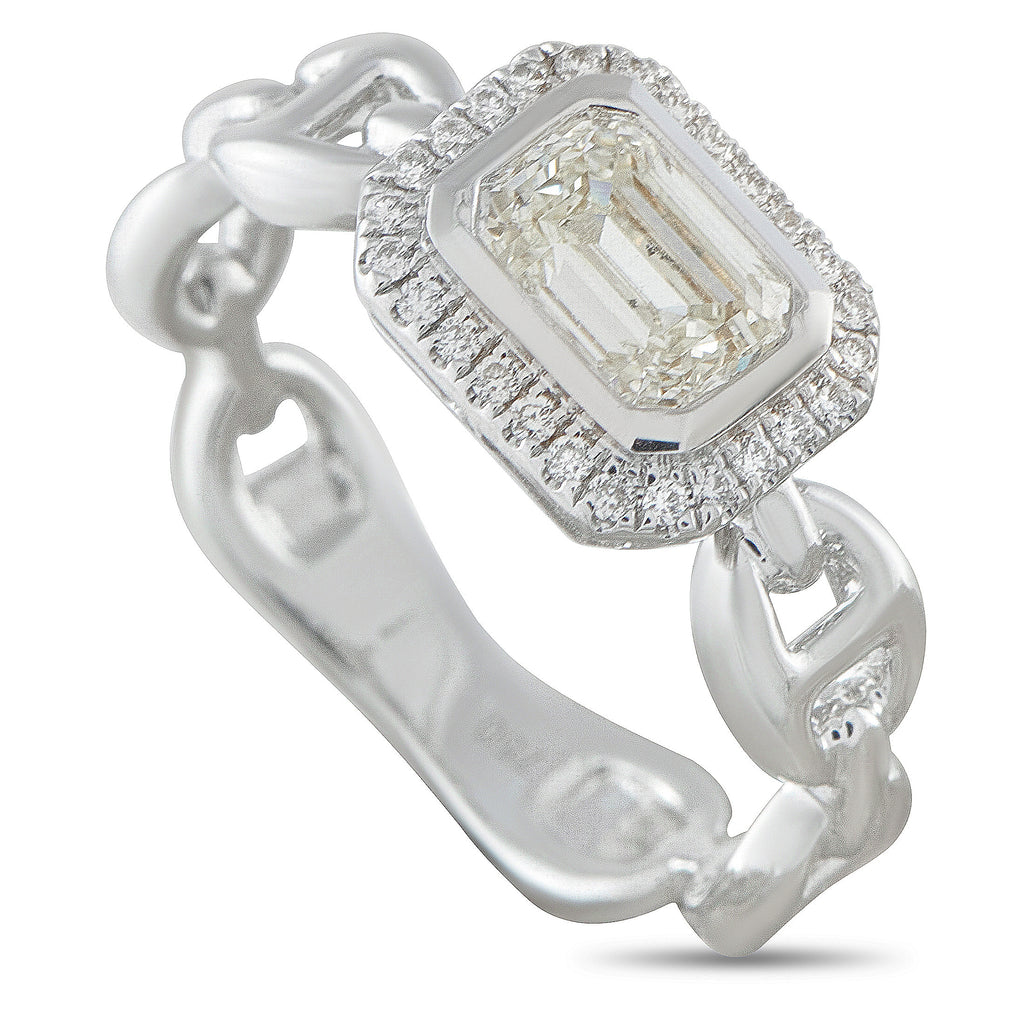 18K White Gold 1.15ct Diamond Ring
