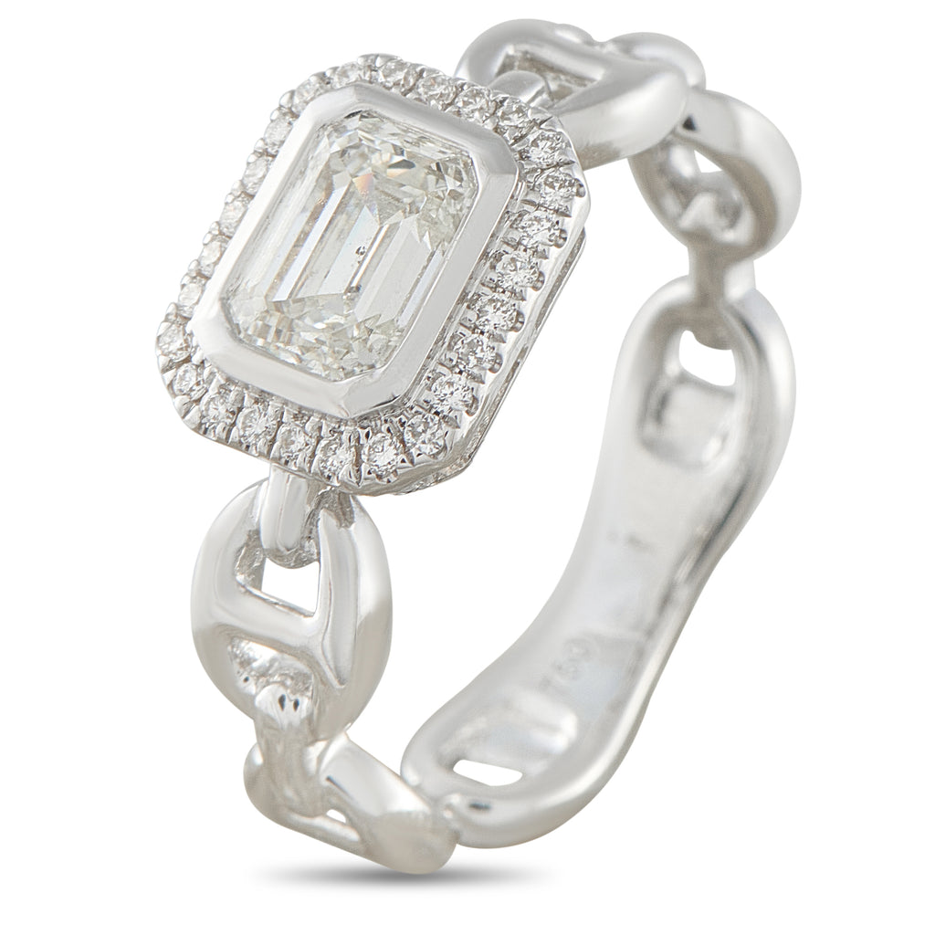 18K White Gold 1.15ct Diamond Ring