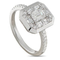 18K White Gold 1.16ct Diamond Ring