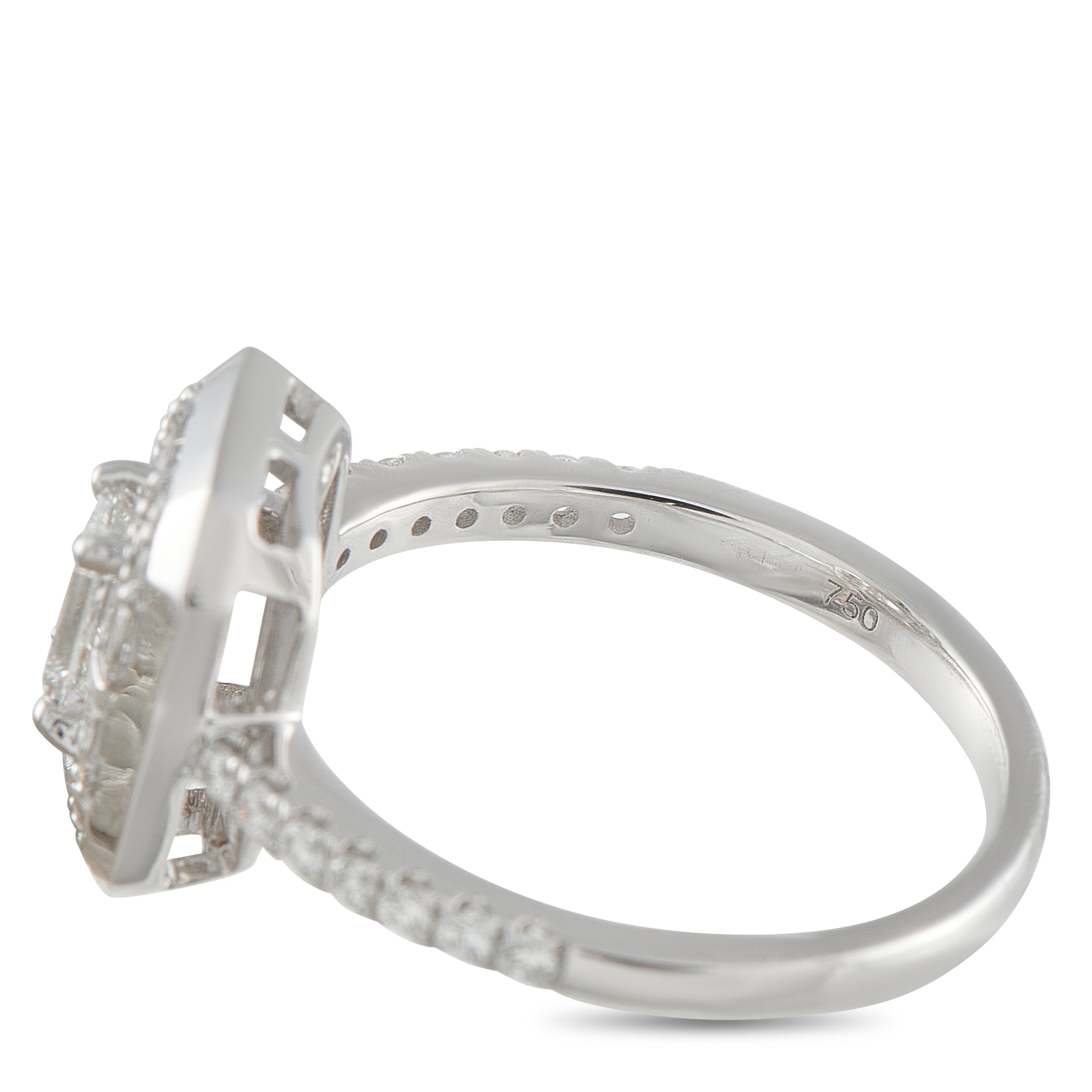 18K White Gold 1.16ct Diamond Ring
