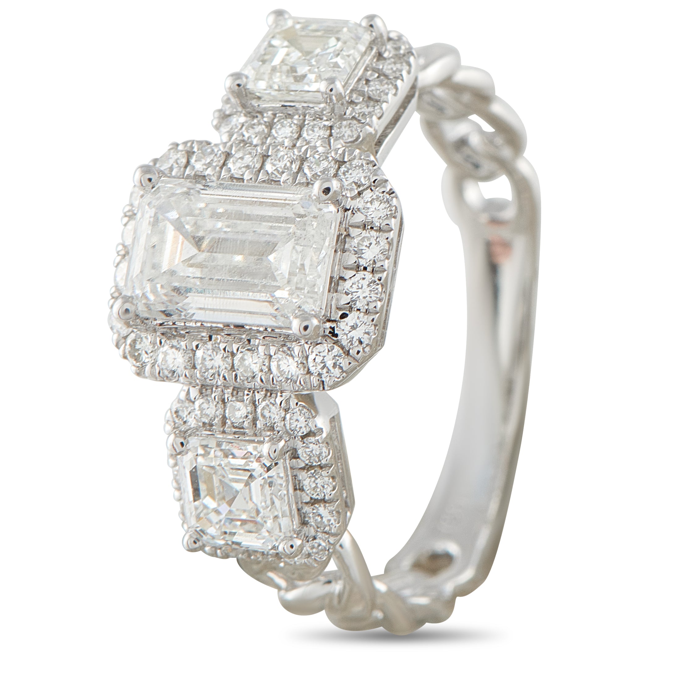18K White Gold 2.01ct Diamond Ring