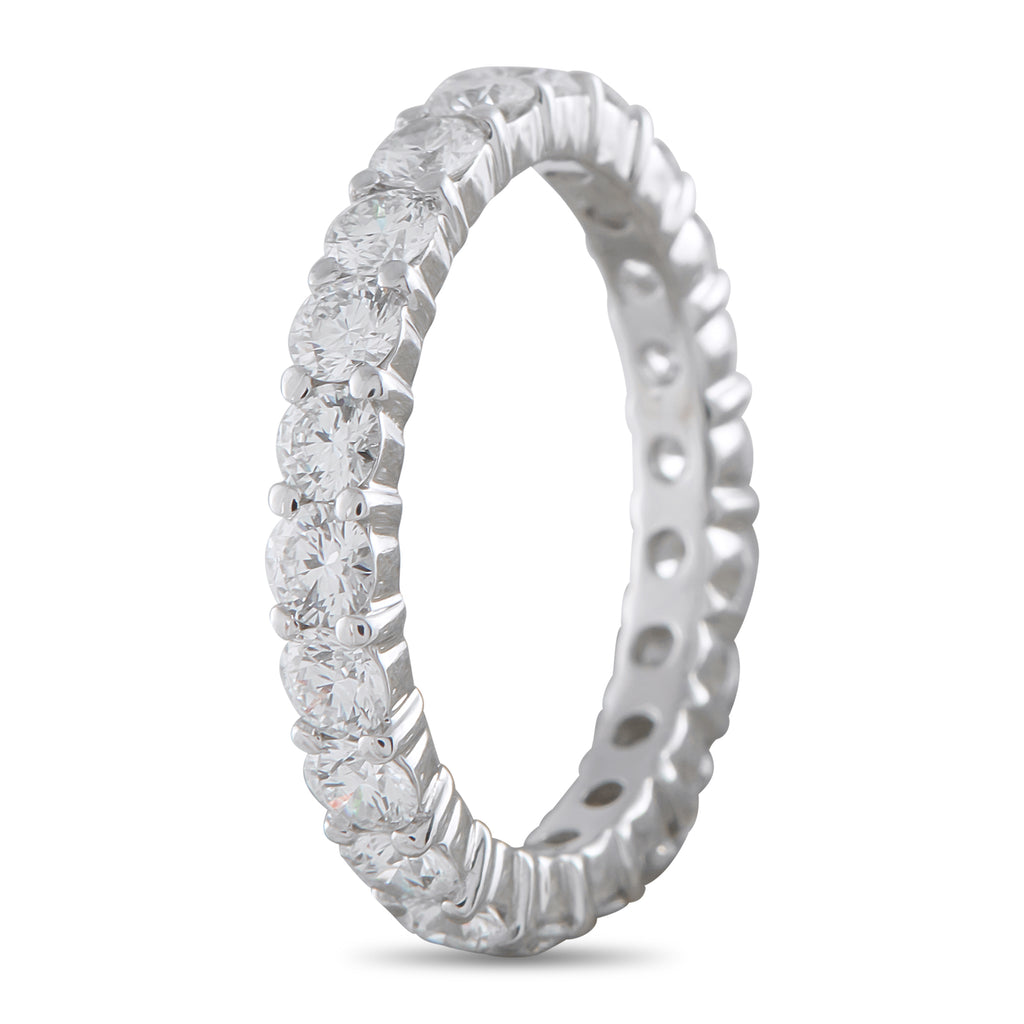 18K White Gold 2.34ct Diamond Eternity Band