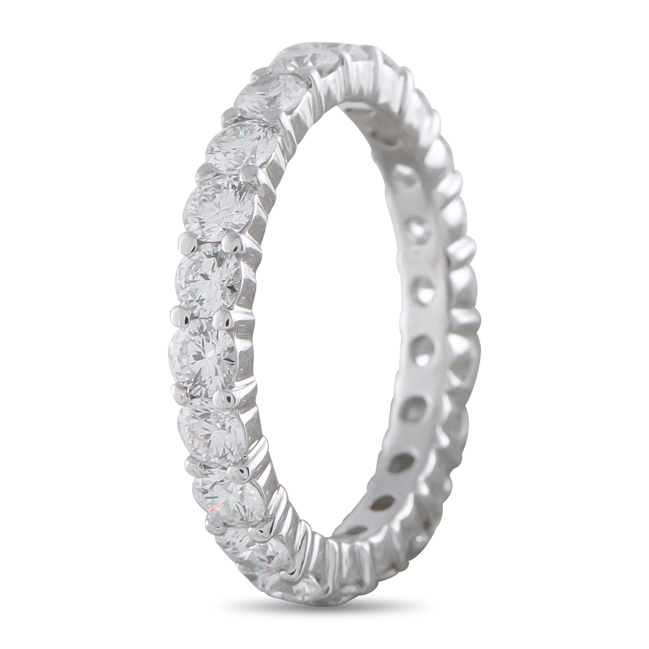 18K White Gold 2.34ct Diamond Eternity Band
