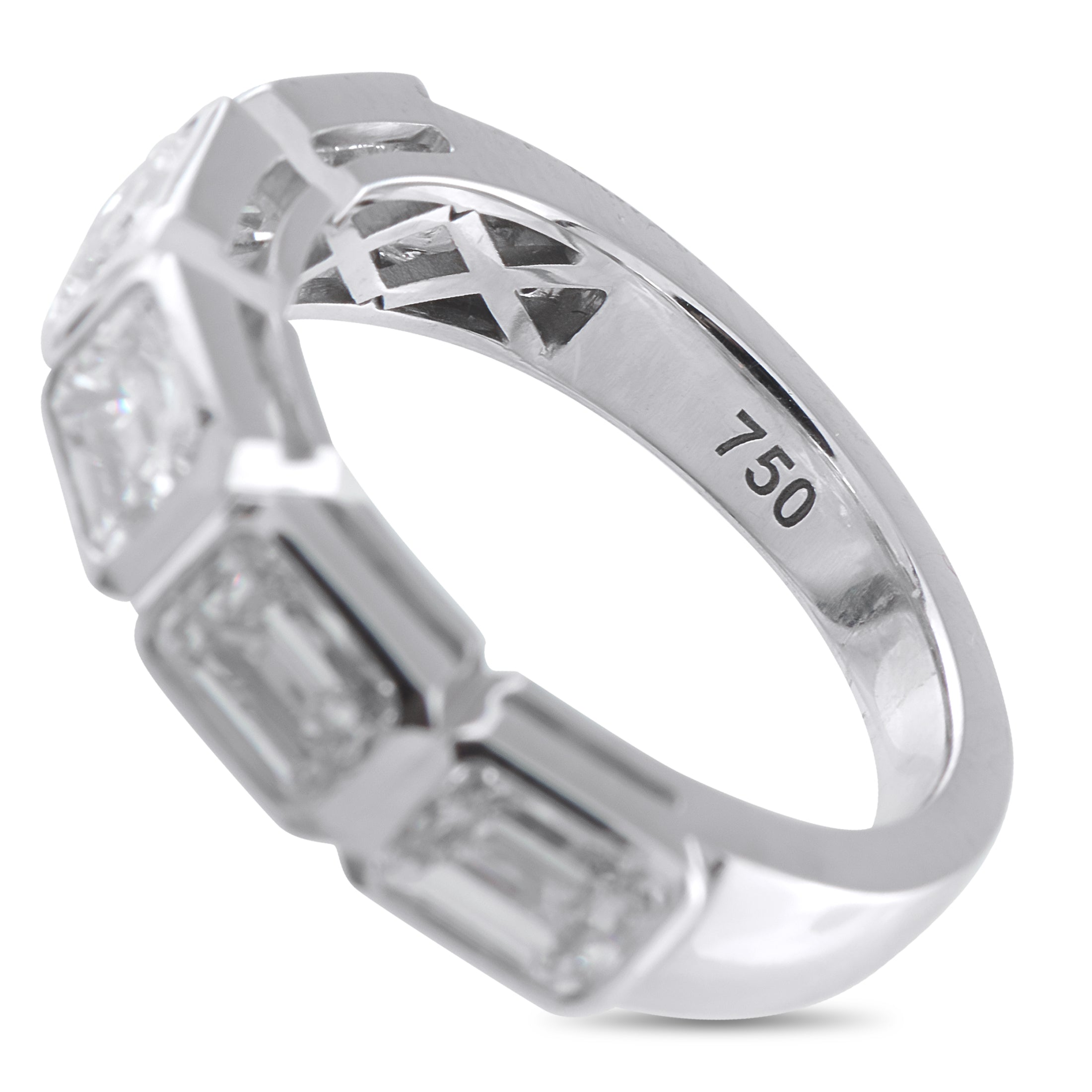 18K White Gold 2.66ct Diamond Ring