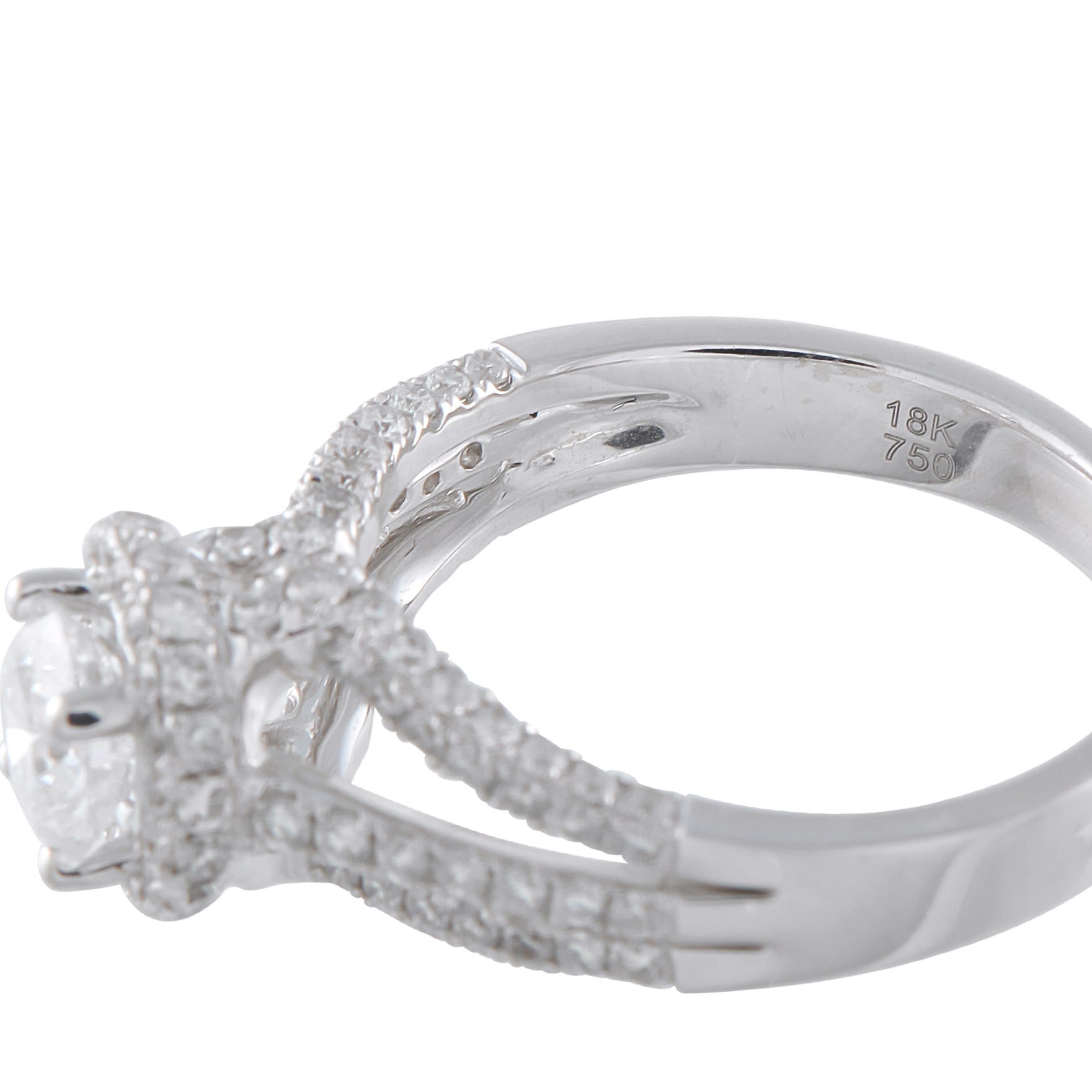 18K White Gold 1.13ct Diamond Ring
