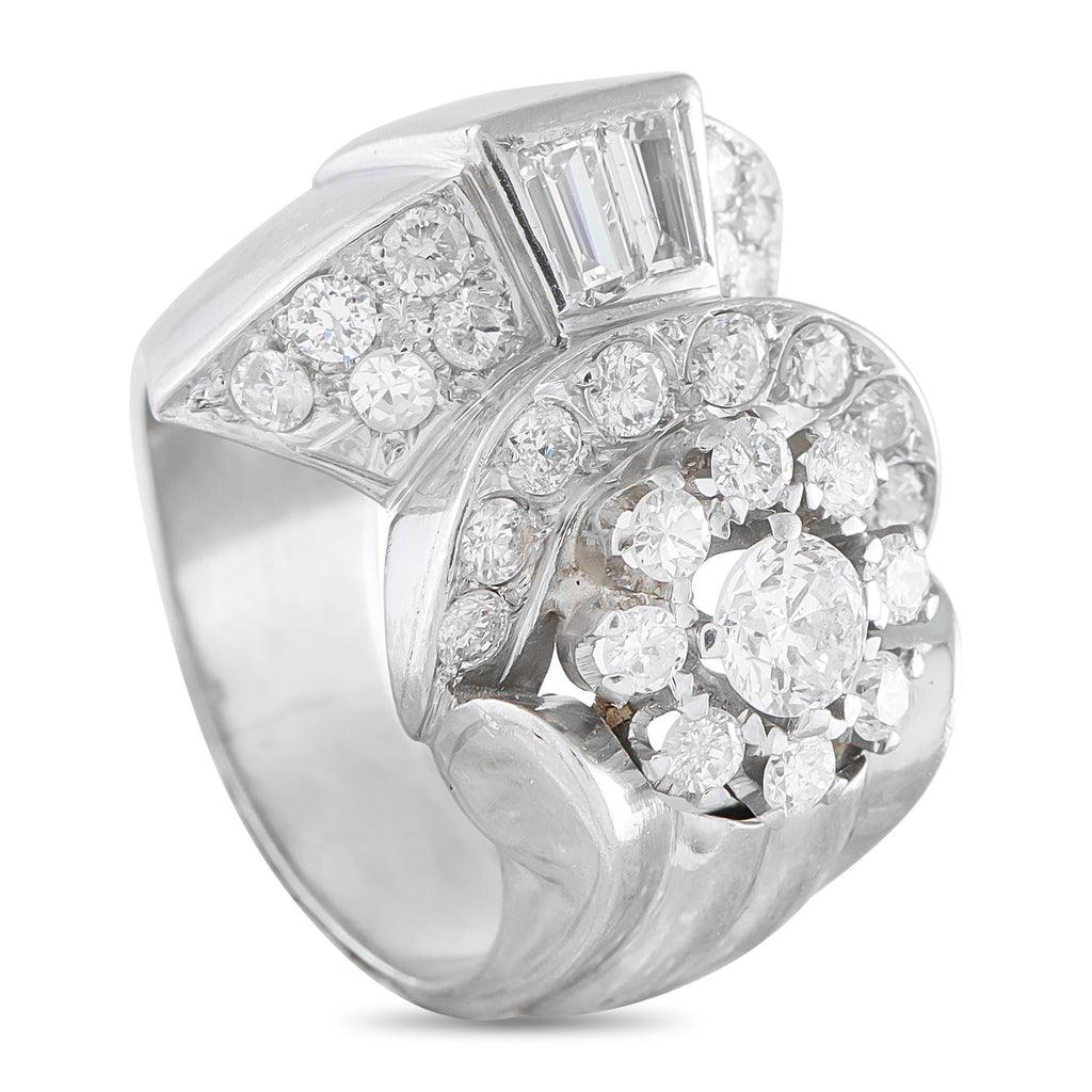 18K White Gold 1.65ct Diamond Ring