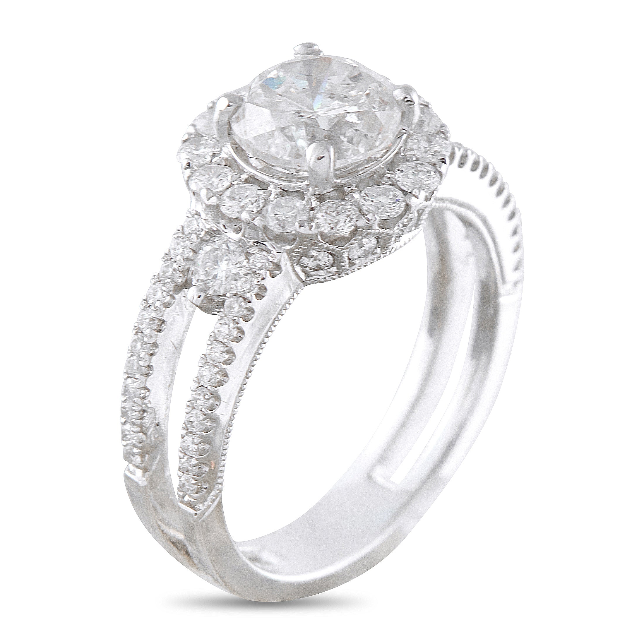 18K White Gold 2.16ct Diamond Ring