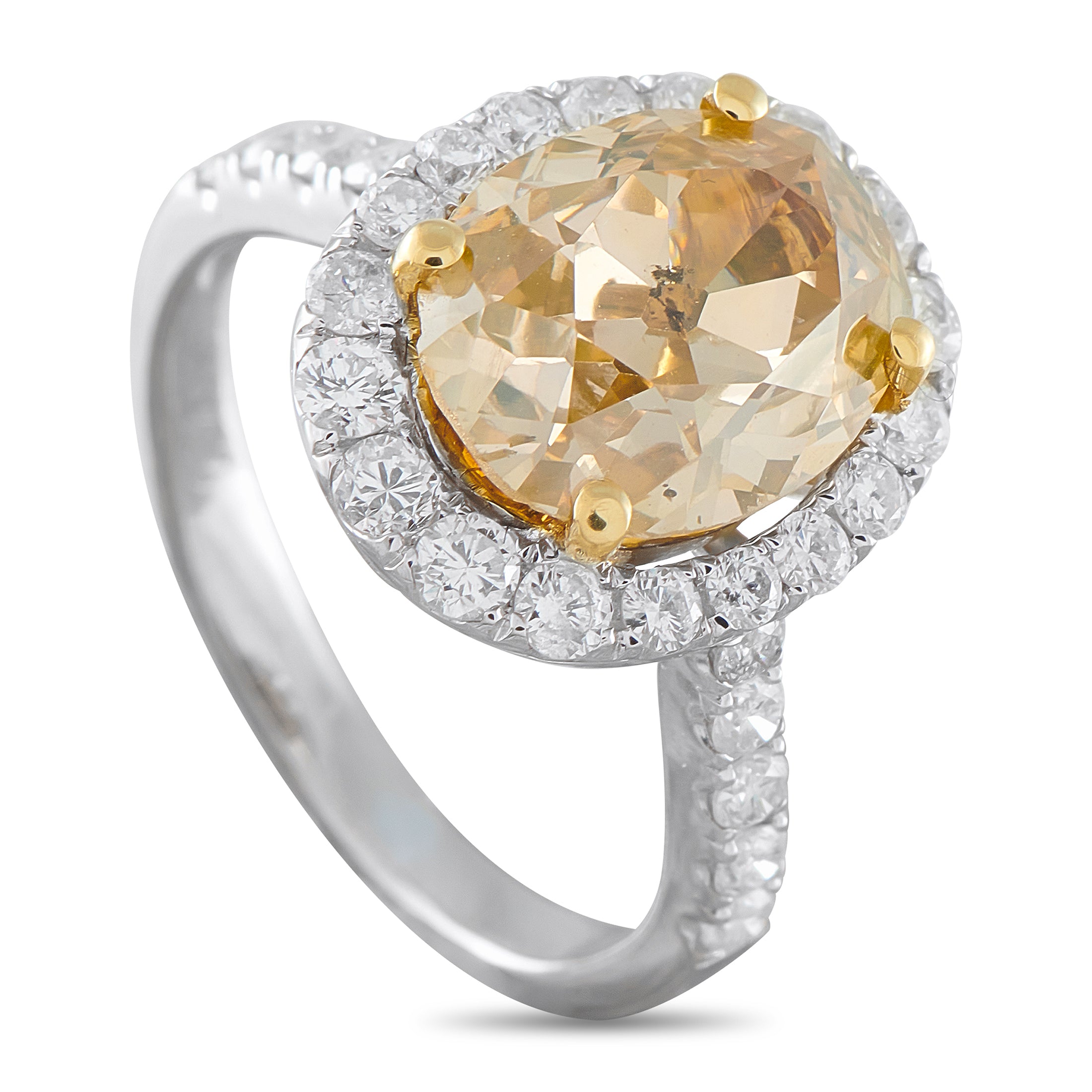 18K White Gold 4.42ct Diamond Ring