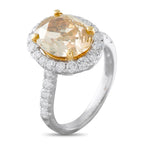 18K White Gold 4.42ct Diamond Ring