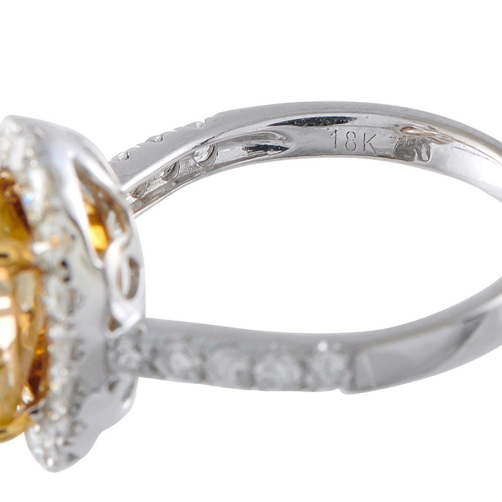 18K White Gold 4.42ct Diamond Ring