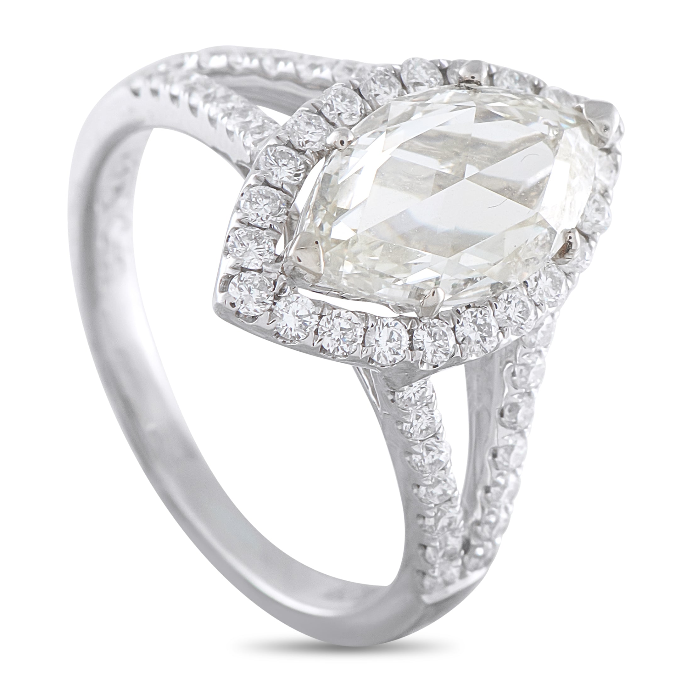 18K White Gold 2.13ct Diamond Ring