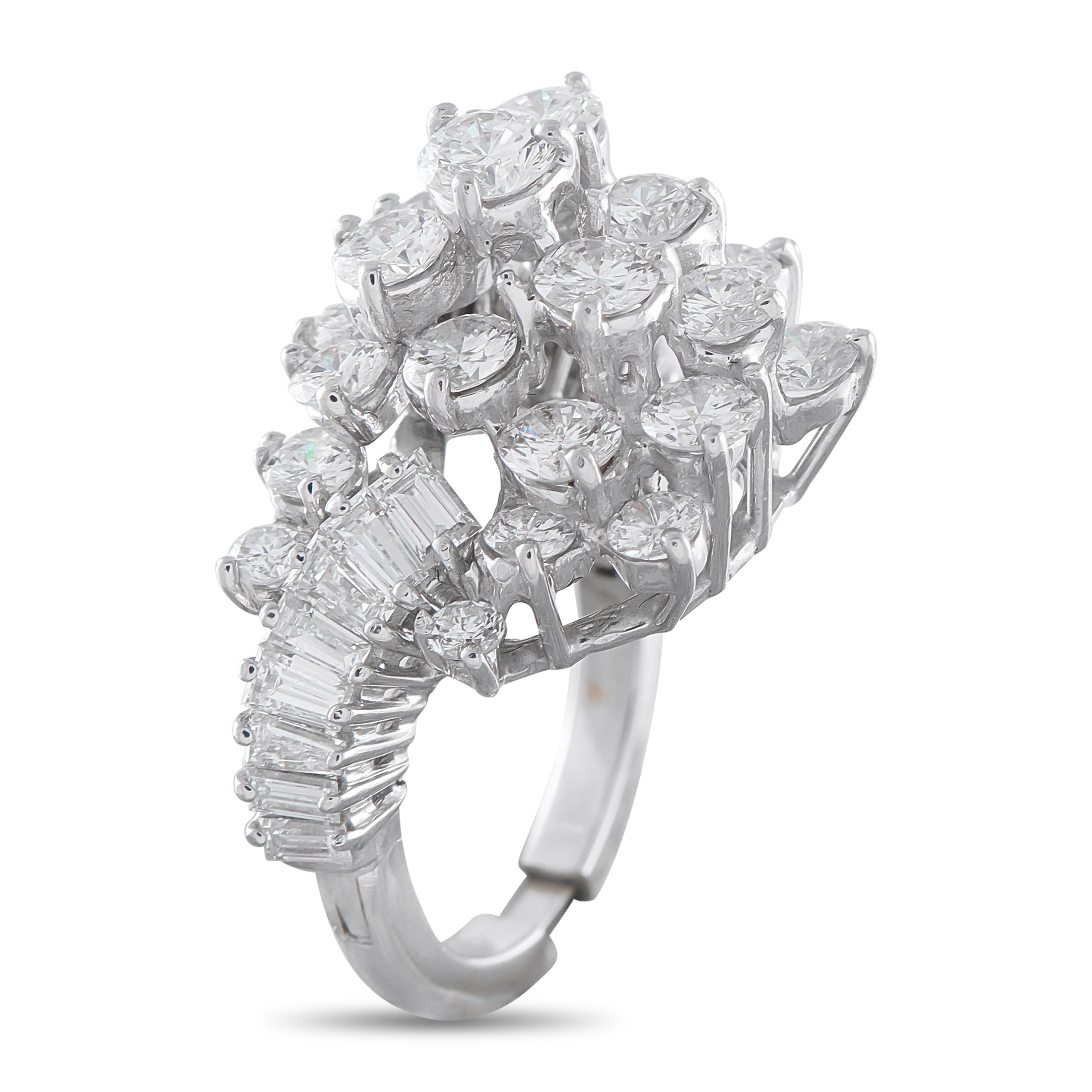 18K White Gold 2.50ct Diamond Ring