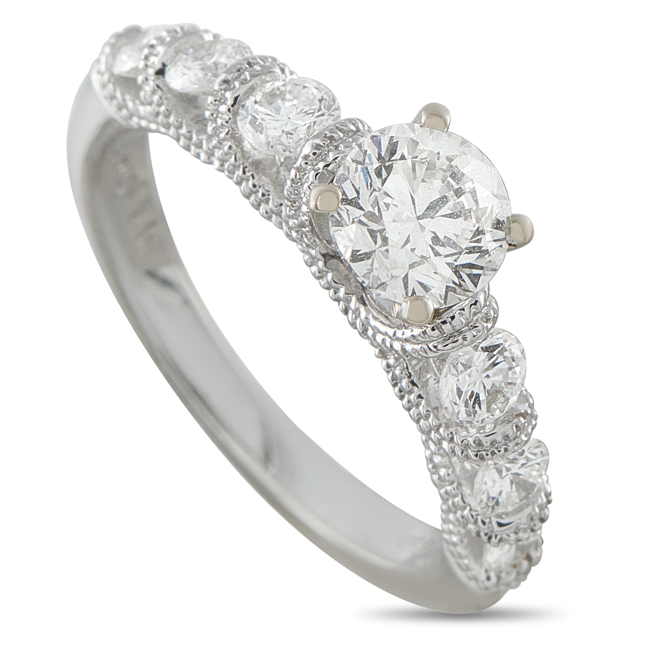 18K White Gold 1.17ct Diamond Ring