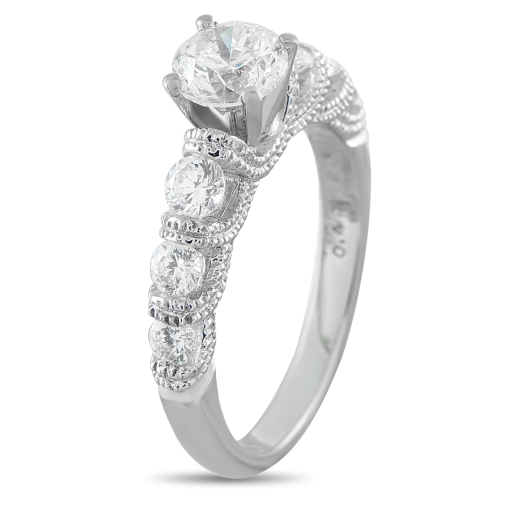 18K White Gold 1.17ct Diamond Ring