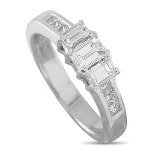 18K White Gold 1.0ct Diamond Ring