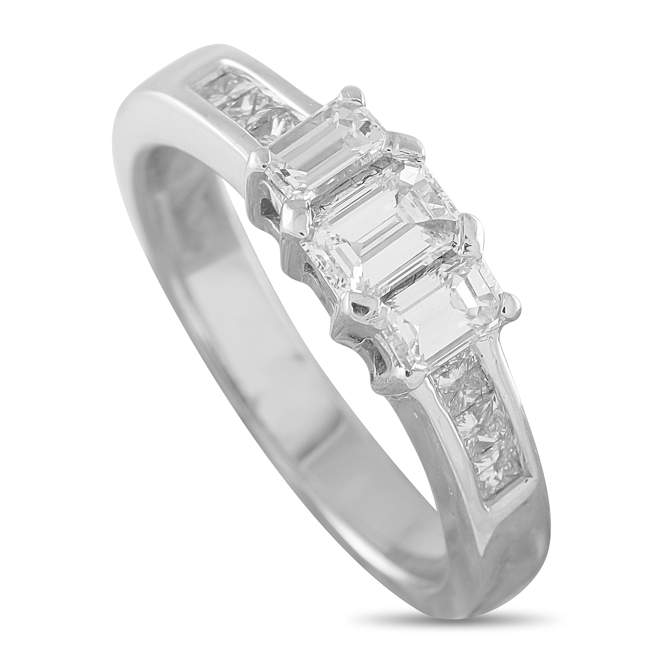18K White Gold 1.0ct Diamond Ring