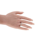 18K White Gold 1.0ct Diamond Milgrain Lace Engagement Ring