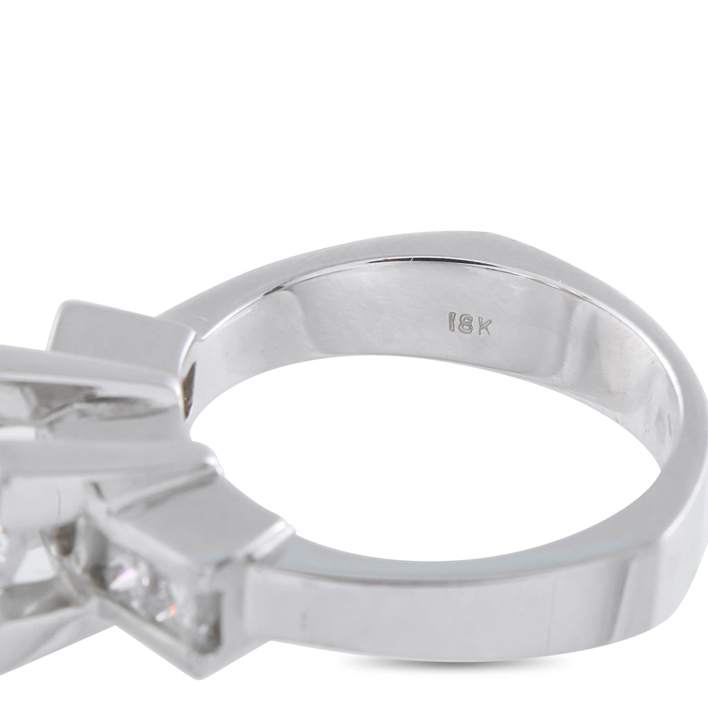 18K White Gold 1.36ct Diamond Ring