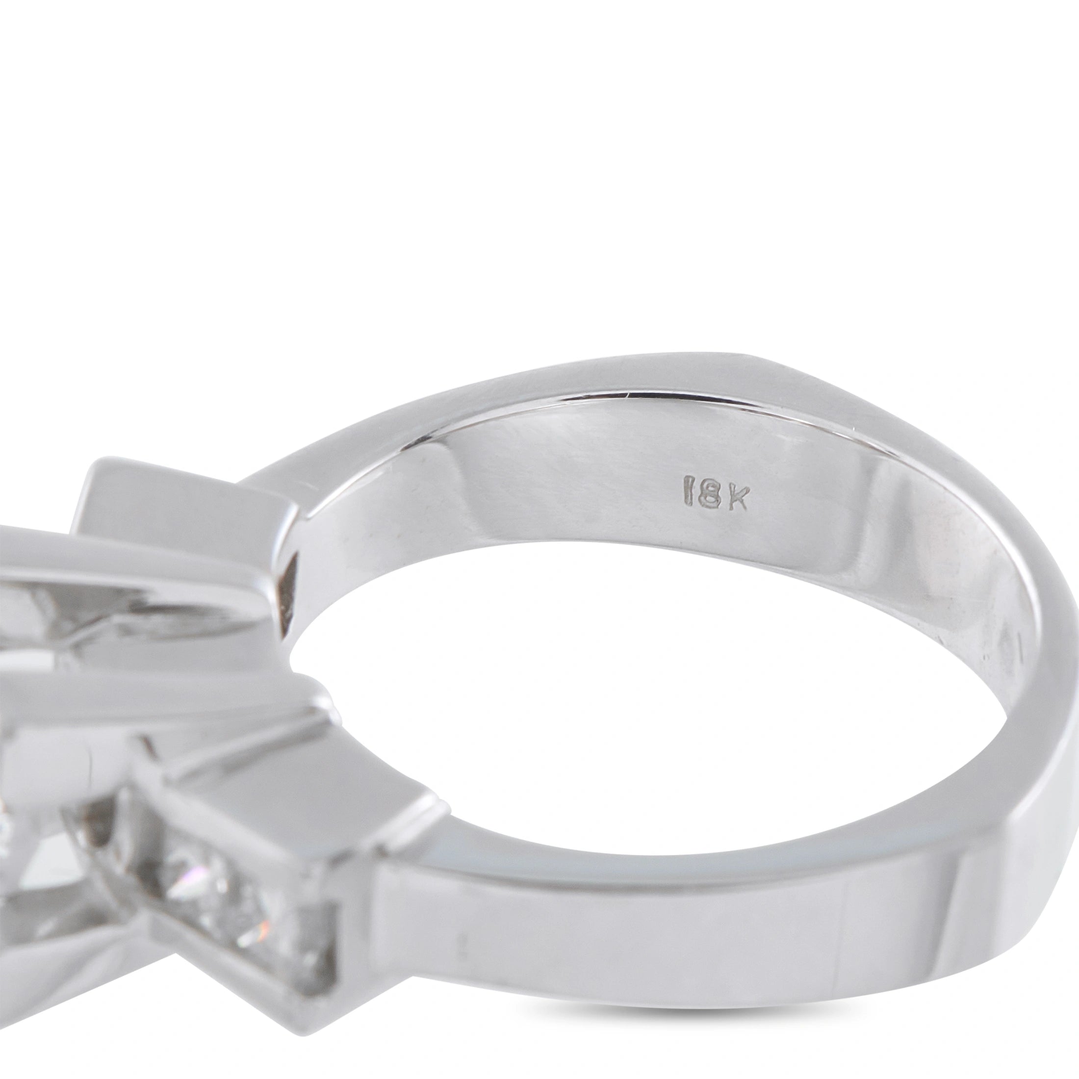18K White Gold 1.36ct Diamond Ring