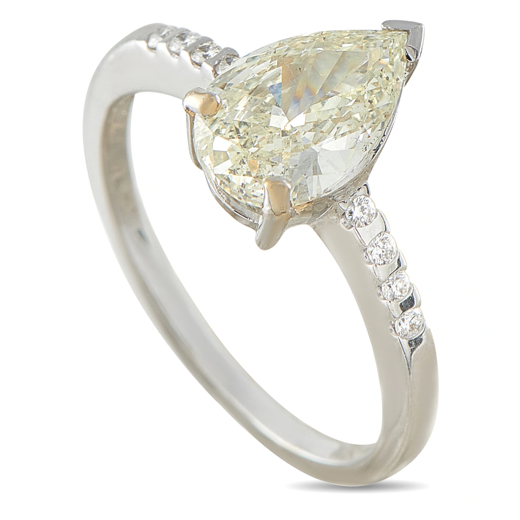 18K White Gold 1.58ct Diamond Ring