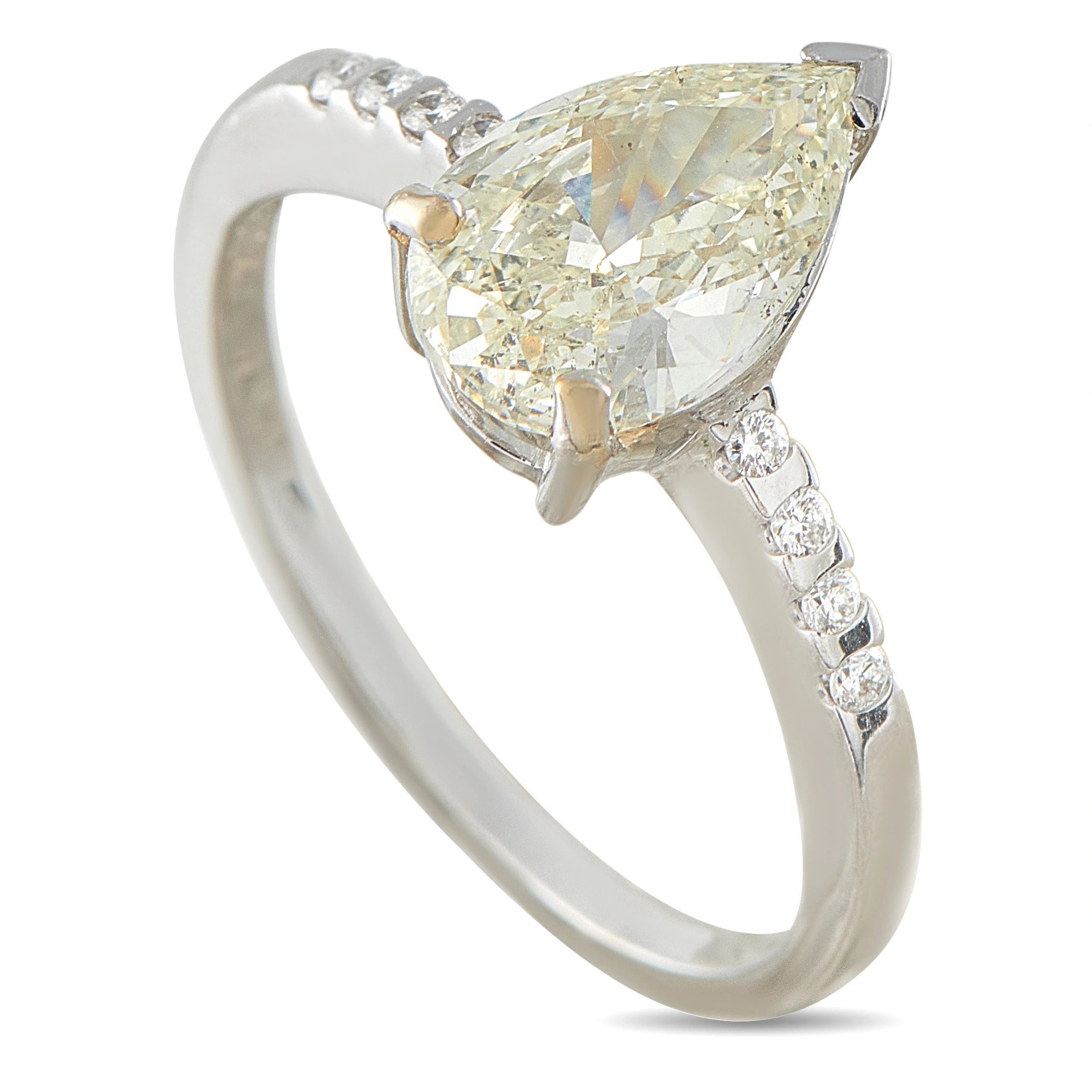 18K White Gold 1.58ct Diamond Ring