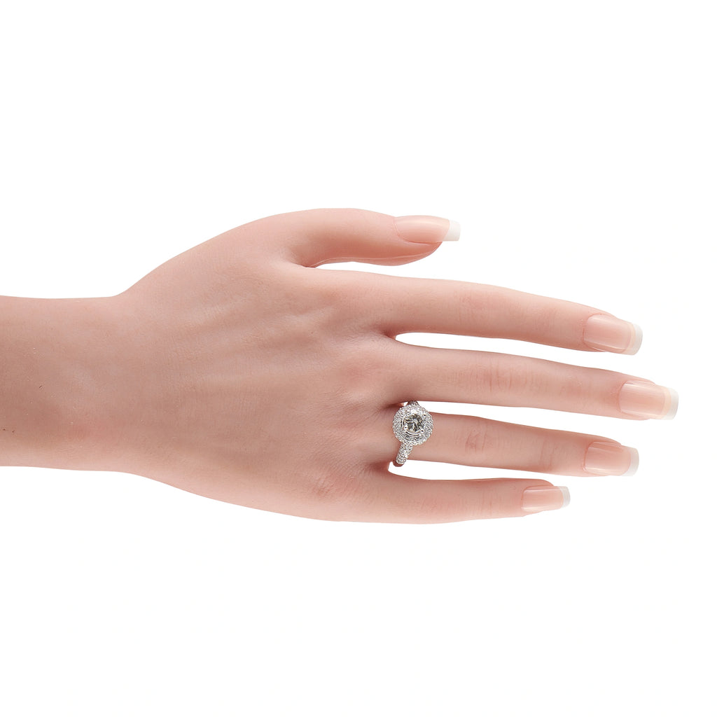 18K White Gold 1.95ct Diamond Ring