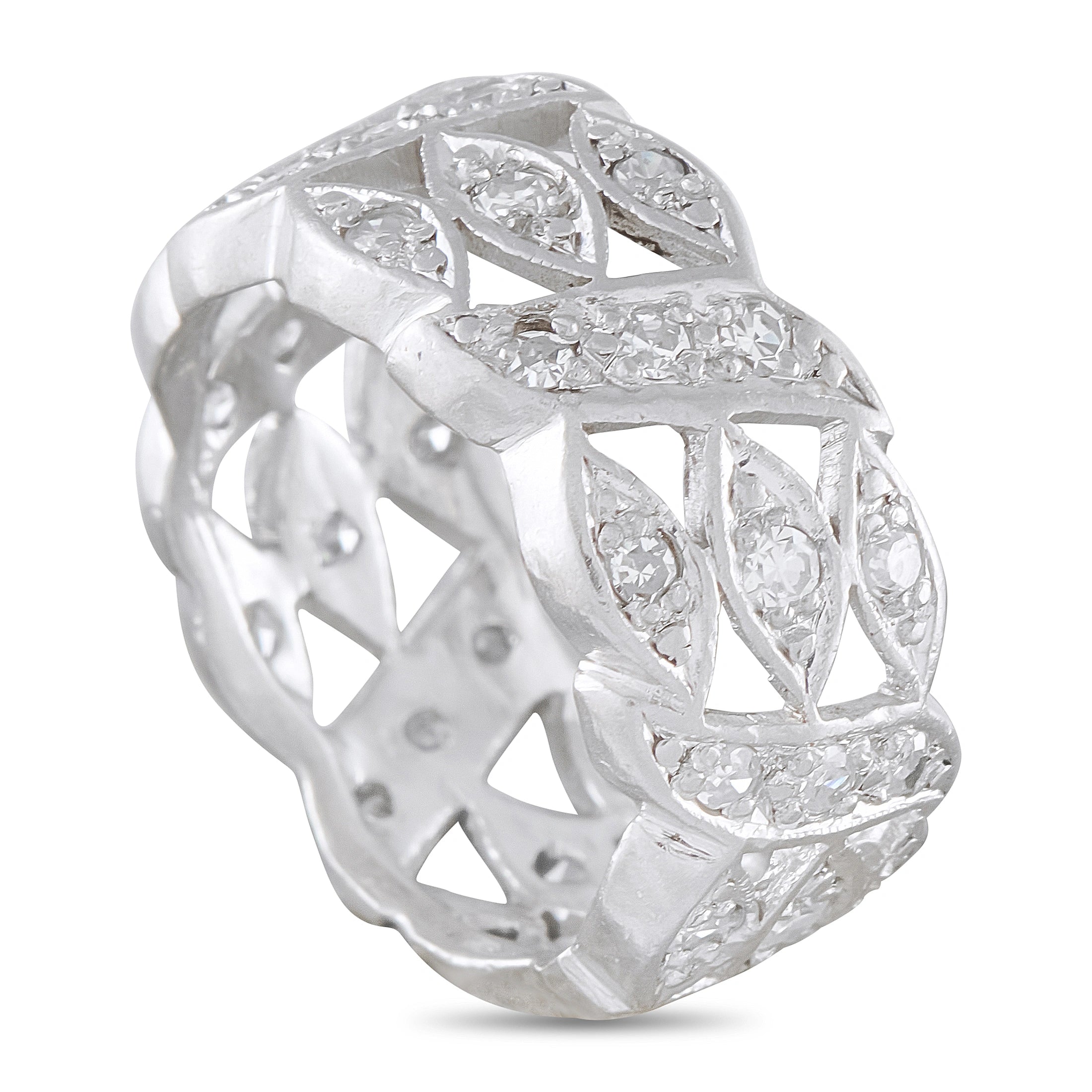 18K White Gold 1.05ct Diamond Ring