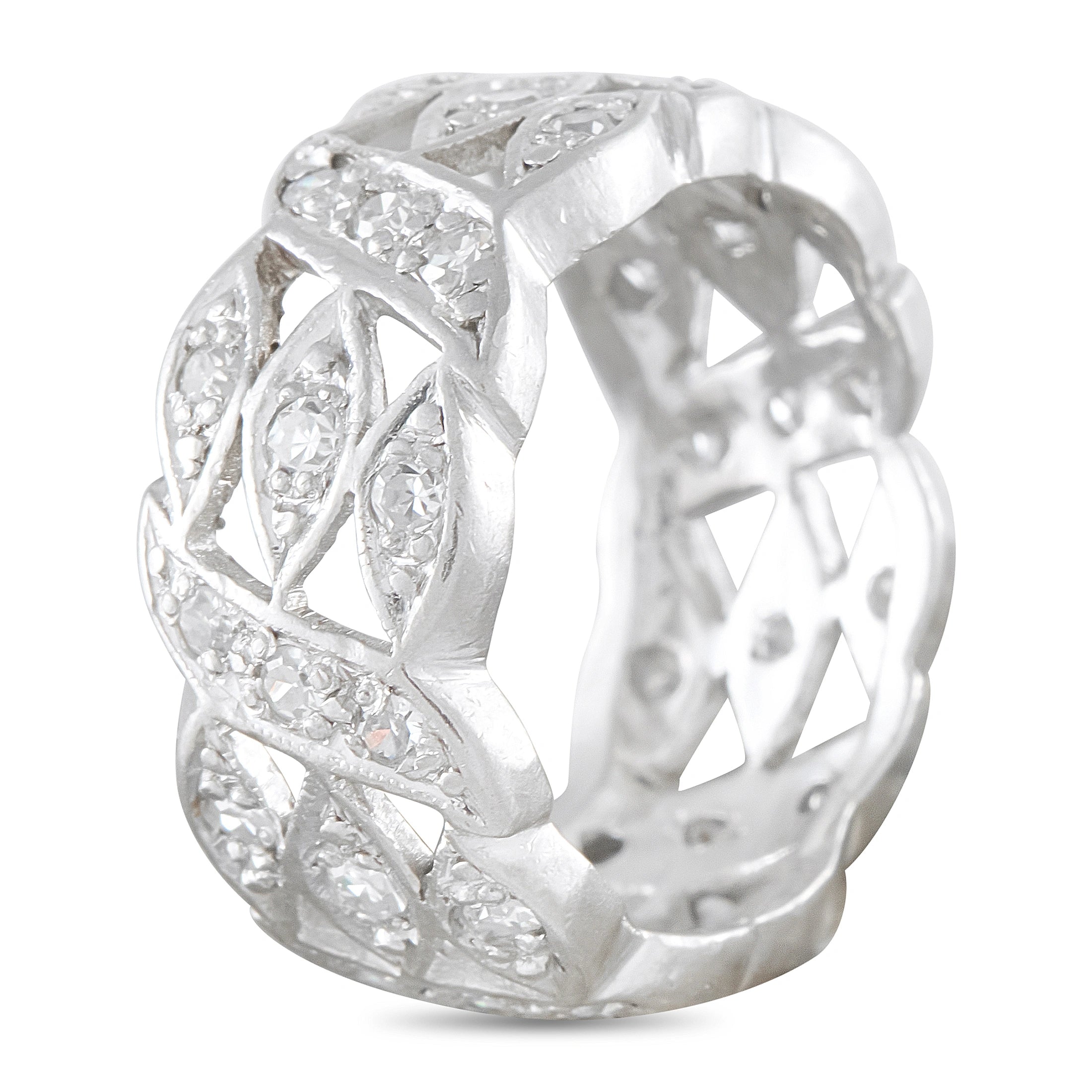 18K White Gold 1.05ct Diamond Ring
