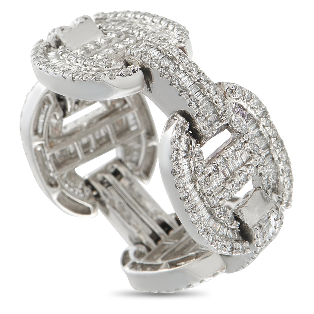 18K White Gold 3.0ct Diamond Ring