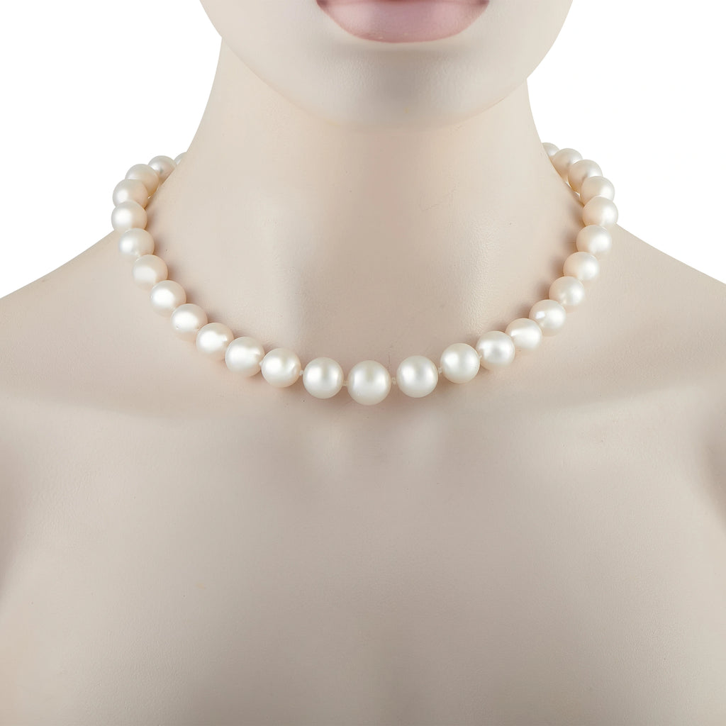 18K White Gold South Sea Pearl Necklace