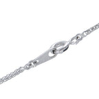 18K White and Rose Gold 0.57ct Diamond and Demantoid Pendant