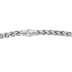 Exclusive 18K White and Yellow Gold 1.65ct Diamond and Emerald Necklace