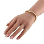 Exclusive 18K Yellow Gold 22.31ct Diamond Tennis Bracelet