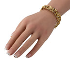 18K Yellow Gold 7.15ct Diamond Bracelet