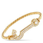 Exclusive 18K Yellow Gold 2.02ct Diamond Bracelet MF13-101025 – This Exclusive  piece presents a fresh take on the rope motif