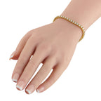 18K Yellow Gold 6.90ct Diamond Tennis Bracelet