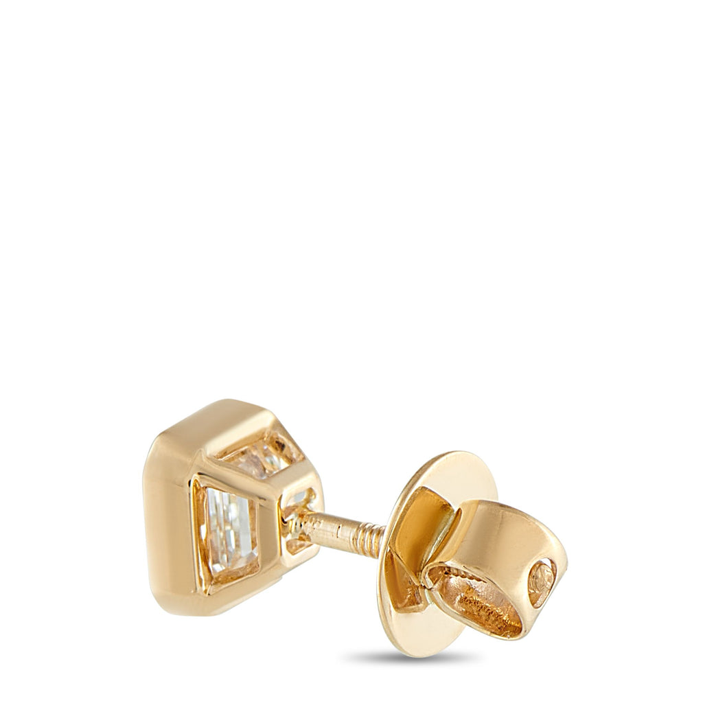 Exclusive 18K Yellow Gold 2.03ct Diamond Stud Earrings