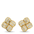18K Yellow Gold 4.47ct Diamond Quad Earrings
