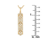 14K Yellow Gold 0.70ct Diamond Pendant