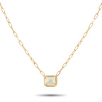 18K Yellow Gold 0.75ct Diamond Necklace