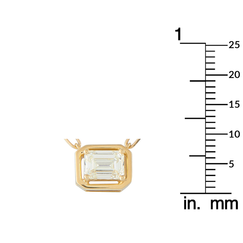 18K Yellow Gold 0.75ct Diamond Necklace