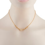 18K Yellow Gold 0.65ct Diamond Necklace