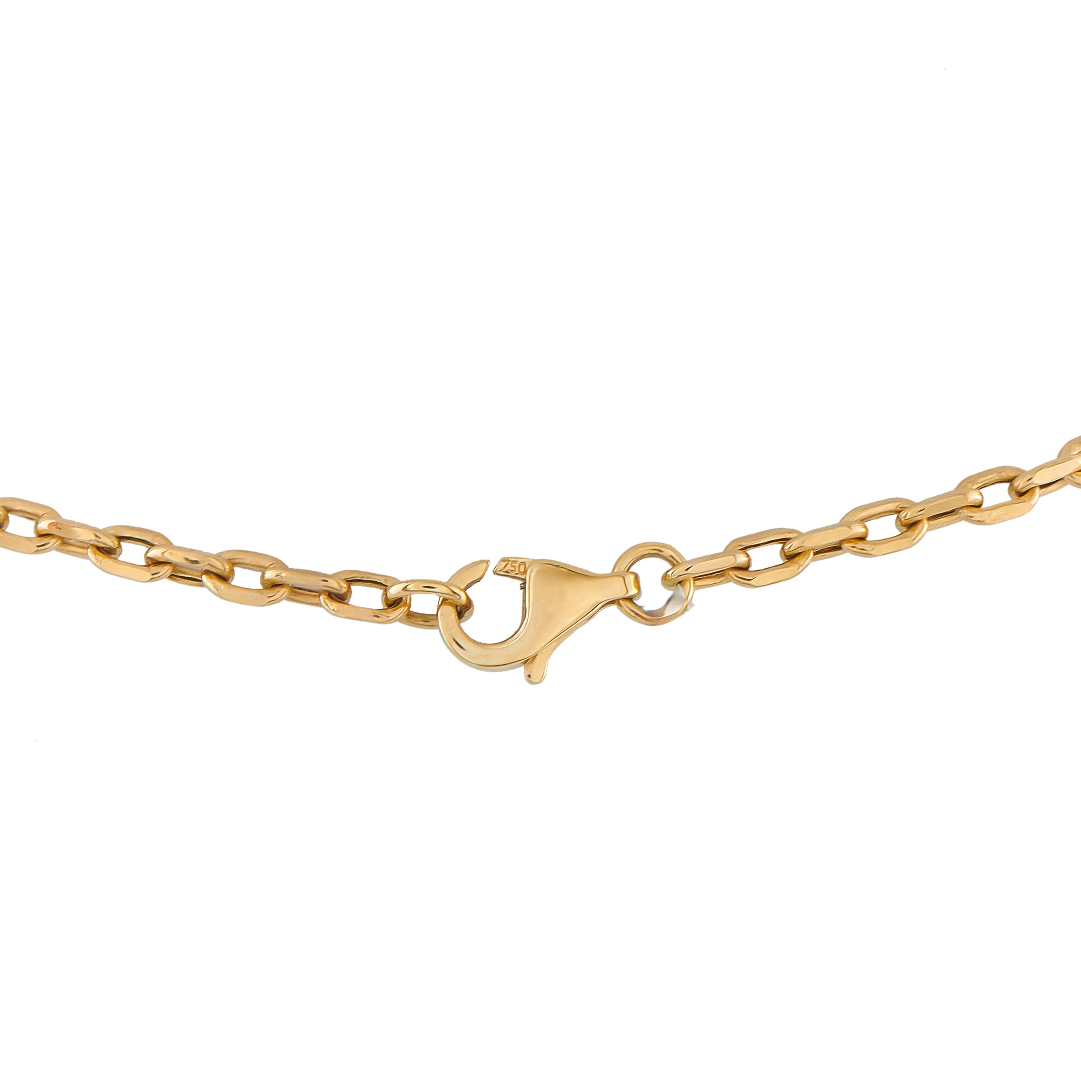 18K Yellow Gold 0.65ct Diamond Necklace