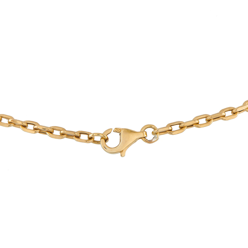 18K Yellow Gold 0.65ct Diamond Necklace