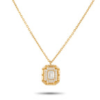 18K Yellow Gold 0.62ct Diamond Pendant