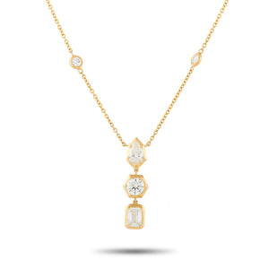 18K Yellow Gold 2.75ct Diamond Necklace